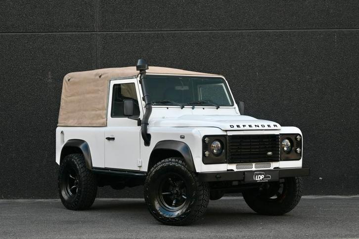 Land Rover Defender 90 2.2 Td4 Soft Top Euro 5, Auto's, Land Rover, Bedrijf, Te koop, LED verlichting, Defender, Diesel, Euro 5