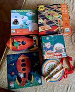 Lot de 4 jeux enfants 2-5ans (marque DJECO), Kinderen en Baby's, Speelgoed | Educatief en Creatief, Ophalen, Gebruikt, Puzzelen