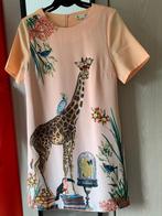 Zalmrois kleedje giraf, Maat 38/40 (M), Ophalen of Verzenden, Roze, Zo goed als nieuw