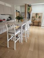 IKEA hoge bartafel 140x80x105cm + 4 kinderstoelen, Huis en Inrichting, Tafels | Eettafels, Ophalen, Table haute / Table de bar