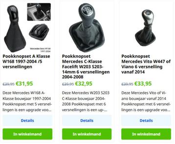 Pookknoppen Opel, BMW, VW, Peugeot, Audi etc hier te koop beschikbaar voor biedingen