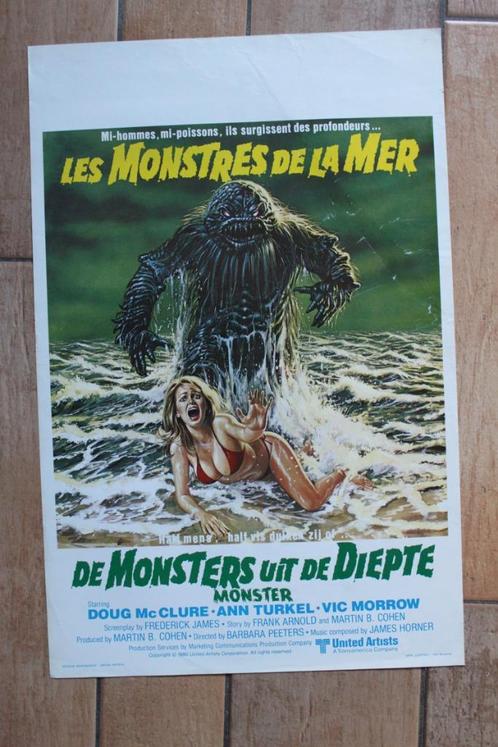filmaffiche Humanoids from The Deep 1980 filmposter, Verzamelen, Posters, Zo goed als nieuw, Film en Tv, A1 t/m A3, Rechthoekig Staand