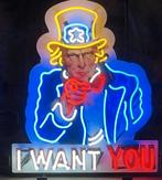 I want you neon en veel andere USA mancave decoratie neons, Enlèvement ou Envoi, Neuf, Table lumineuse ou lampe (néon)