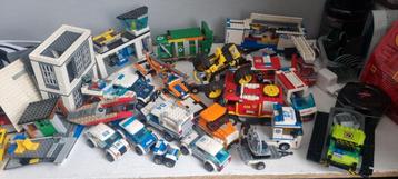 Lego lot , lego city, 15,... kg + handleidingen bouw sets