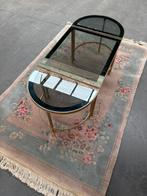 3-delige salontafel, Huis en Inrichting, Tafels | Salontafels, Ophalen, Zo goed als nieuw, Glas