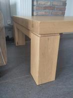 Eiken salontafel, zwaar!, Ophalen, Zo goed als nieuw