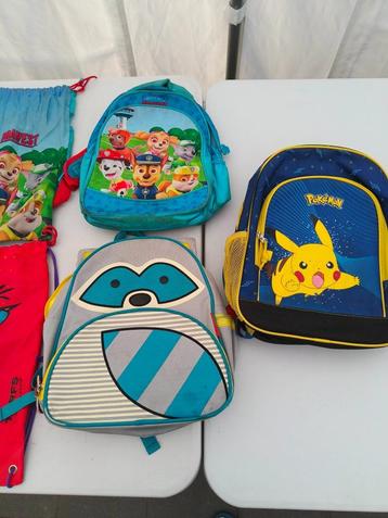 turnzakken en schooltassen beschikbaar voor biedingen