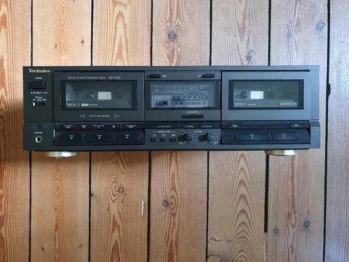 Technics RS-TR165 Deckspeler met audiocassette, Audio, Tv en Foto, Cassettedecks, Dubbel, Overige merken, Auto-reverse, Tape counter