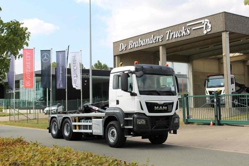 MAN TGS 33.440 6X4 - 2017 - containerhaaksysteem, Auto's, Vrachtwagens, Bedrijf, Te koop, Radio, MAN, Diesel, Euro 6, 2 deurs