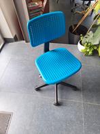 Bureaustoel kind Ikea blauw, Blauw, Bureaustoel, Zo goed als nieuw, Ophalen