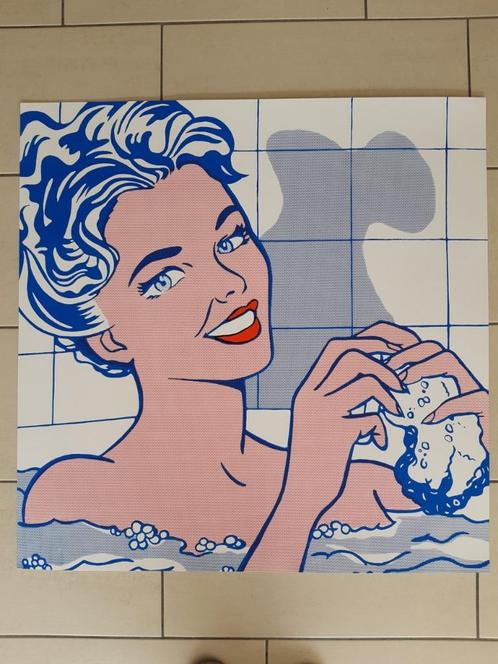 Roy Lichtenstein - Woman in bath - Zeefdruk, Antiek en Kunst, Kunst | Litho's en Zeefdrukken, Verzenden