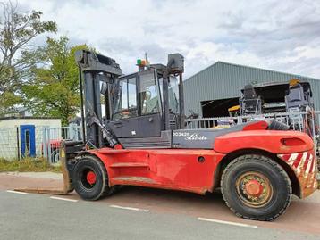 Linde H160 diesel 16T heftruck forklift stapler low mast beschikbaar voor biedingen