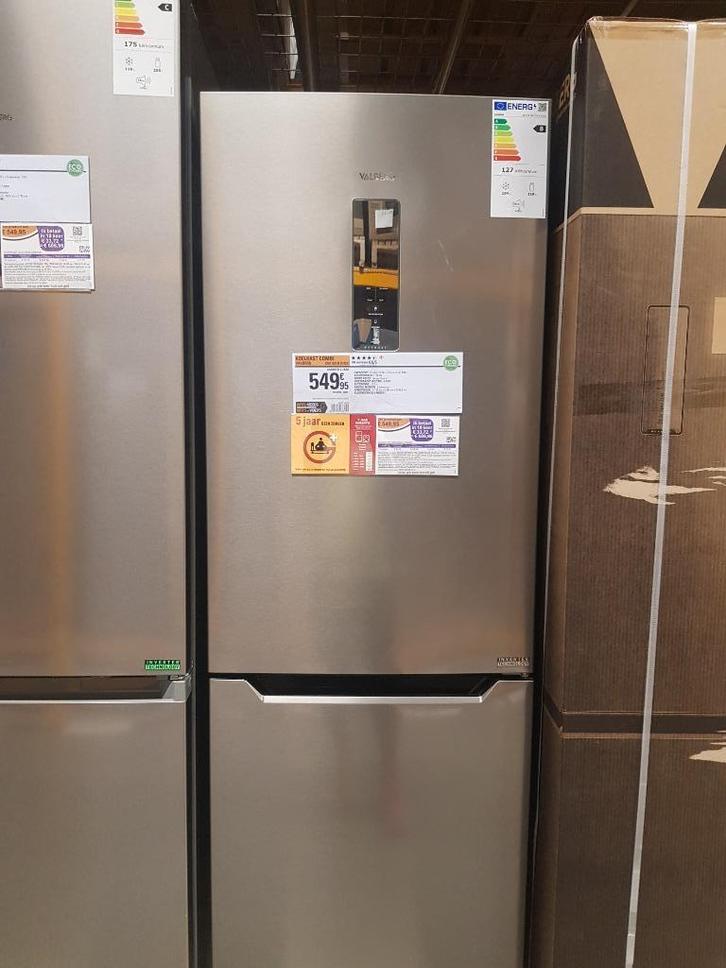 Nieuw in DOOS Koel-Vriescombinatie VALBERG energielabel B, Elektronische apparatuur, Koelkasten en IJskasten, Nieuw, Met vriesvak