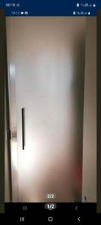 Porte en verre mat, 248 x 99, avec charnières, Enlèvement