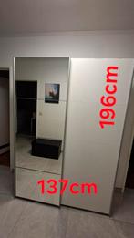 Spiegelkast halkast garderobe, Ophalen