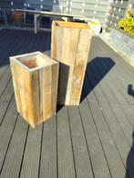 Bloembak hoog hout, Tuin en Terras, Tuin, Minder dan 60 cm, Vierkant, Nieuw