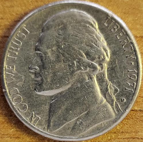 États-Unis 5 cents 1971 D Denver KM#A192 TTB, Timbres & Monnaies, Monnaies | Amérique, Monnaie en vrac, Amérique du Nord, Enlèvement ou Envoi