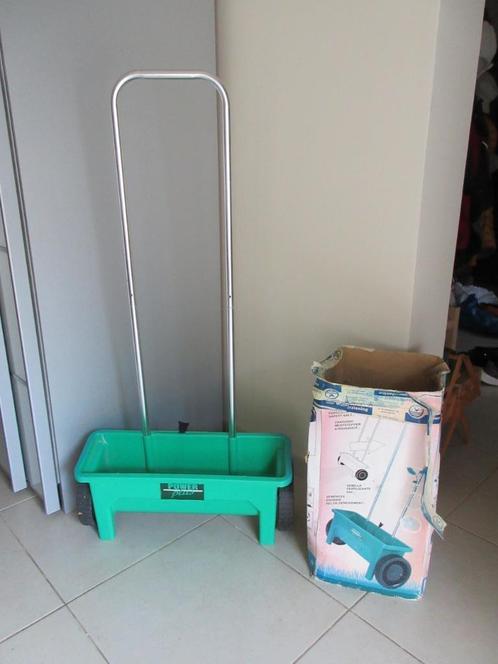 Strooiwagen strooikar voor meststof strooizout POWERPLUS, Tuin en Terras, Hand-tuingereedschap, Ophalen