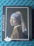 Nieuwe puzzel in folie, Vermeer, Meisje met de parel, 1000 s, Hobby en Vrije tijd, Denksport en Puzzels, Ophalen of Verzenden