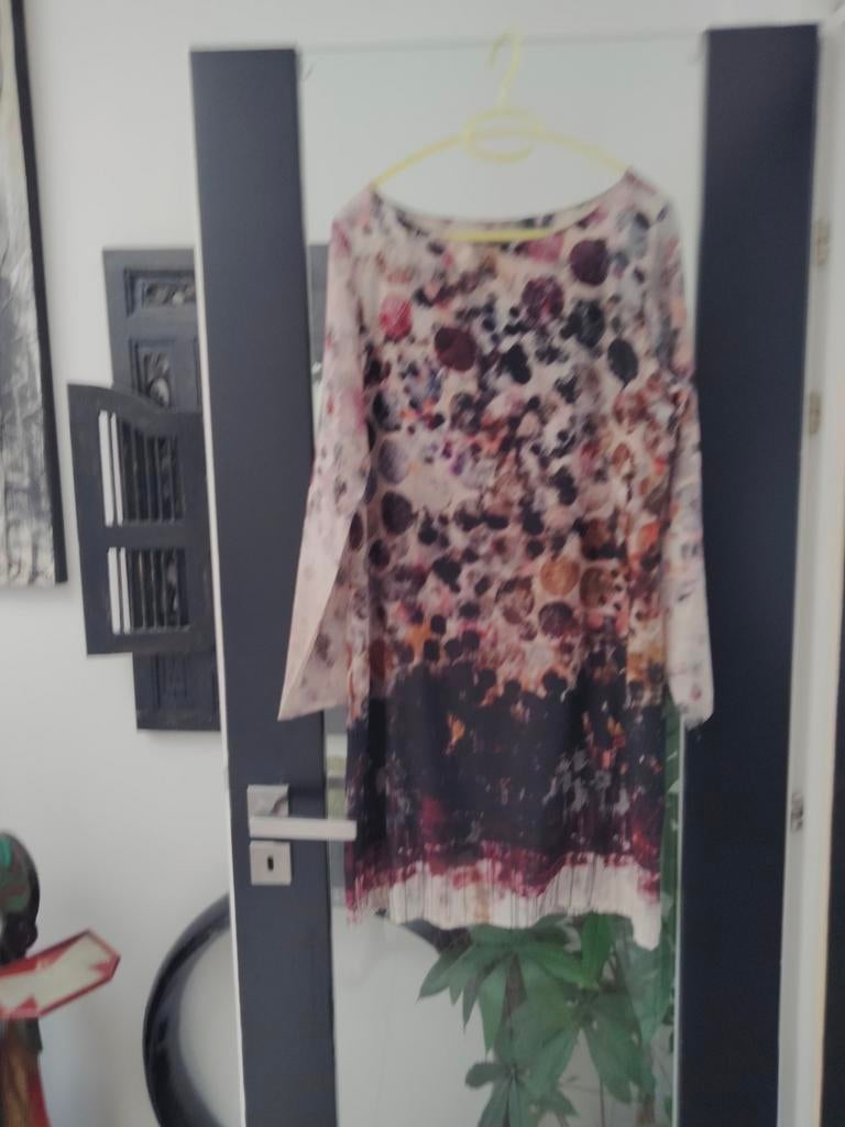 Voile kleedje.heel luchtig.merk La Fee Maraboutee, Enlèvement ou Envoi, Comme neuf, Taille 38/40 (M)