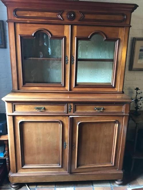 Joie Vitrine, Huis en Inrichting, Kasten | Vitrinekasten, Zo goed als nieuw, Met lade(s), Met deur(en), Kersenhout, Ophalen