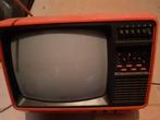 tv retro oranje draagbaar, Audio, Tv en Foto, Televisies, Ophalen