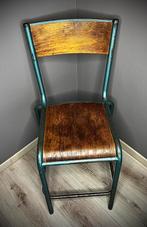 Vintage laboratorium stoel, Enlèvement, Utilisé, Brun, Métal