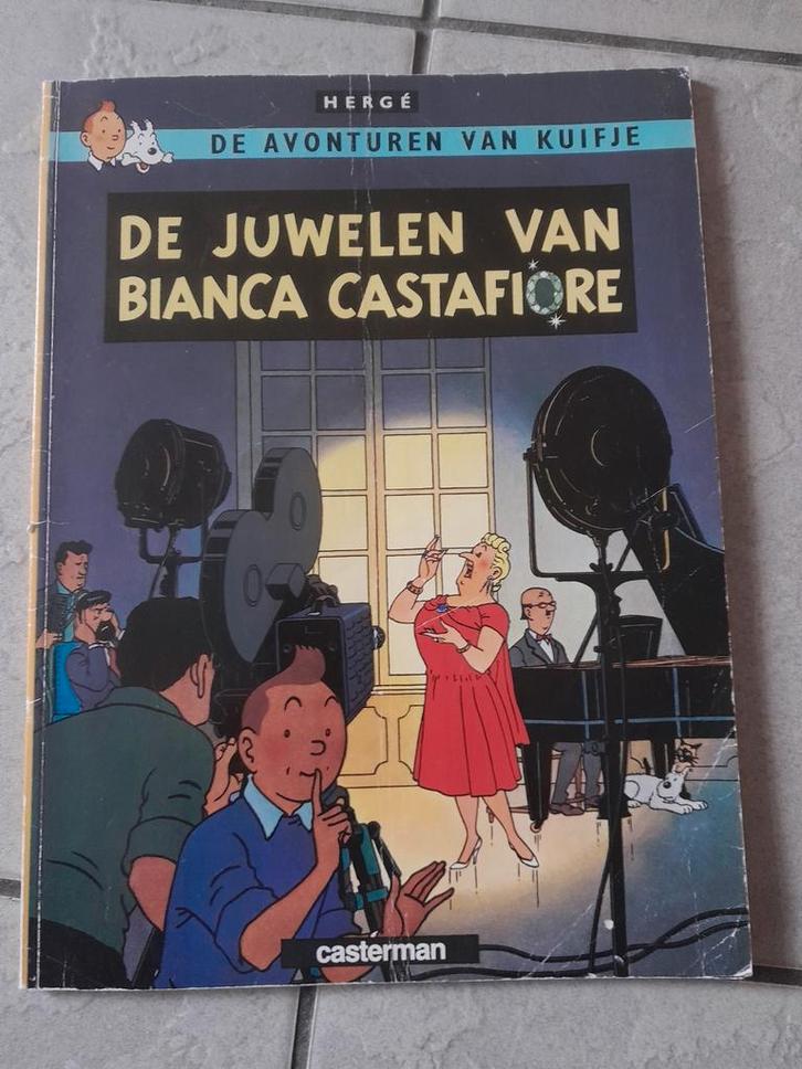 Hergé - Juwelen van bianca castafiore, Boeken, Stripverhalen, Gelezen, Ophalen