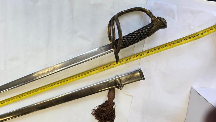 Antiek officiers statie sabel van Belgium, Verzamelen, Militaria | Algemeen, Landmacht, Ophalen of Verzenden