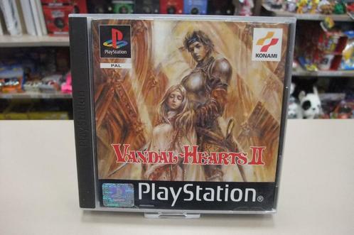Vandal Hearts II (cib) PS1, Games en Spelcomputers, Games | Sony PlayStation 1, Gebruikt, Strategie en Constructie, 1 speler, Vanaf 7 jaar