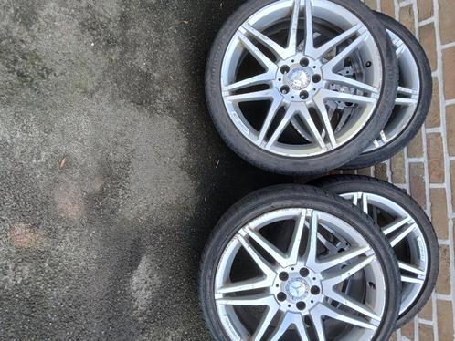 Breedset amg velgen, Auto-onderdelen, Banden en Velgen, Velg(en), Zomerbanden, 19 inch, Personenwagen, Gebruikt, Ophalen