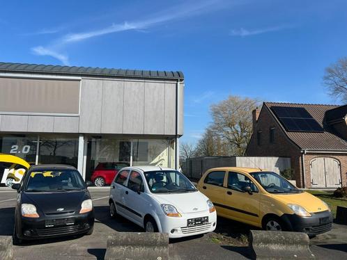 3 stuks Chevrolet Matiz in benzine met weinig km, Auto's, Chevrolet, Bedrijf, Te koop, Matiz, ABS, Airbags, Metaalkleur, Radio