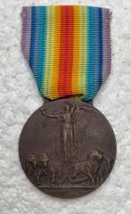 Medaille, Italie WOI Victory medaille 14-18, (Ing 1920), Zg, Ophalen of Verzenden, Landmacht, Lintje, Medaille of Wings