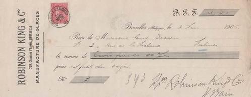 1905 : Livre #Manufacture de ROBINSON KING & Cie Glaces, BXL, Collections, Collections Autre, Utilisé, Enlèvement ou Envoi