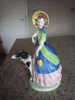 Mooi beeldje Vrouw met Hond, Antiek en Kunst, Ophalen