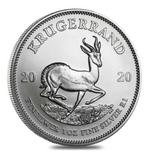 Krugerrrand argent 1 once (999%) diverse année, Timbres & Monnaies, Métaux nobles & Lingots, Argent, Enlèvement