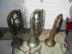 3 koperblaasinstrumenten, Muziek en Instrumenten, Ophalen of Verzenden, Gebruikt, Tuba in si bemol