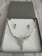 Siradenset cleor 925, Bijoux, Sacs & Beauté, Colliers, Neuf, Enlèvement ou Envoi, Avec strass, Argent