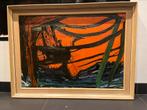 Modern kunst schilderij 80x60cm, Antiek en Kunst, Ophalen
