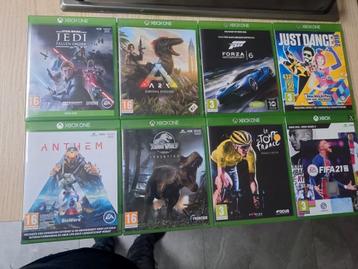 Lot van 8 Xbox one spelletjes star wars ark Forza Anthem ,.. beschikbaar voor biedingen