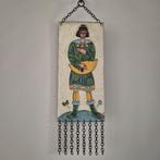 Emaille plaatje van muzikant, Ophalen of Verzenden