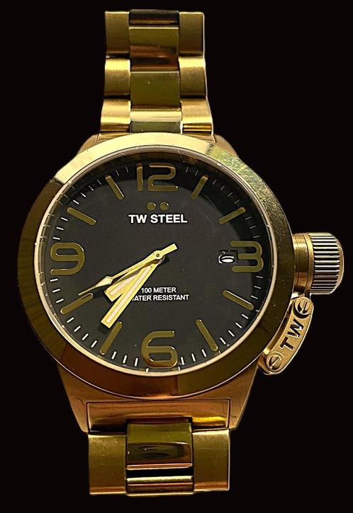 TW STEEL CB91 mannenhorloge, Handtassen en Accessoires, Horloges | Heren, Zo goed als nieuw, Polshorloge, Staal, Staal, Ophalen of Verzenden
