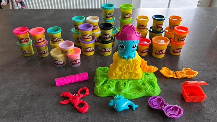 Groot lot Play-Doh in uitstekende staat, Kinderen en Baby's, Speelgoed | Educatief en Creatief, Gebruikt, Knutselen, Ophalen of Verzenden
