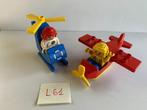 LEGO L61: DUPLO VLIEGTUIG/HELICOPTER, Ophalen of Verzenden, Gebruikt, Losse stenen, Duplo