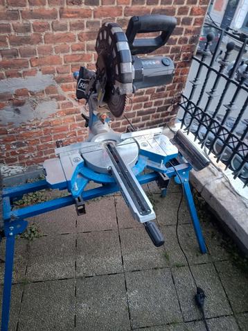 Sheppach afkortzaag met onderstel, Enlèvement, Comme neuf, Scie à onglet