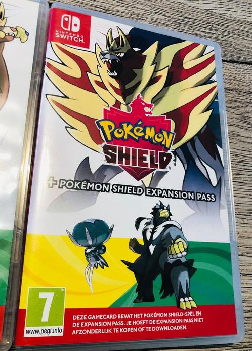 Pokemon shield + expansion pass(nieuw), Games en Spelcomputers, Games | Nintendo Switch, Nieuw, Avontuur en Actie, 1 speler, Vanaf 3 jaar