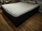 Bedframe met 4 grote opberglades, Huis en Inrichting, Ophalen, Zo goed als nieuw, Zwart