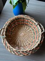 Rieten mand, Gebruikt, Mand, Rond, Ophalen of Verzenden