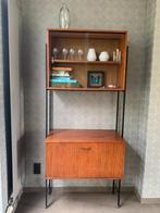 vitrinekast vintage Avalon, Huis en Inrichting, Kasten | Vitrinekasten, Ophalen, Gebruikt, Vintage, 50 tot 100 cm