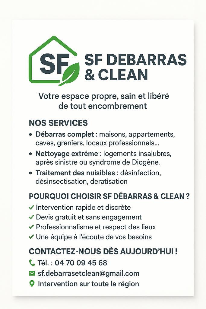 Vide maison, nettoyage extreme, Maison & Meubles, Produits de nettoyage, Autres types, Enlèvement